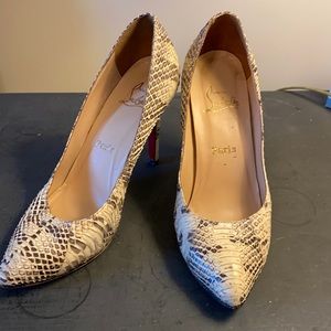 Christian Louboutin Snakeskin heels